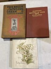 Vintage Bowling Green Theme Book With Misc. Books