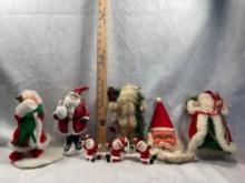Vintage Napco Santa Candle Climbers