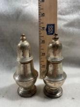 Antique Sterling Silver Salt and Pepper Shakers