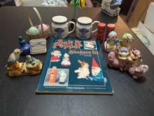 Assorted Salt and Pepper Shakers and Collectors Book