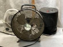 Two Space Heaters With Fan