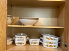 Cabinet Of Classic Baking Dishes