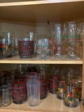 Cabinet Of Holiday Glasses