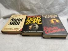 Three Hard Cover Stephen King Books