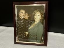 Picture Given To Raquel Welch By Burt Reynolds And Signed