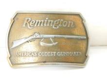 Belt Buckle, Remington (USA) Sam Schuber, New, 2 1/4" x 3 1/2"