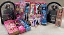 LOT OF 17  VARIOUS BARBIES AND DOLLS
