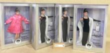 4PC CLASSIC EDITION AUDREY HEPBURN AS HOLLY GOLIGHTLY DOLLS IN BOXES