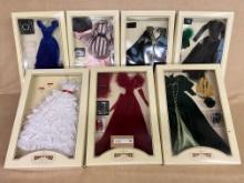 7PC FRANKLIN MINT GONE WITH THE WIND "SCARLETT O'HARA" WARDROBE COLLECTION