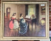 Fredrick Mizin (1888-1964) "Ladies at the Piano"
