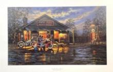 Dave Barnhouse (1997) "Small Town Service" Signed Print