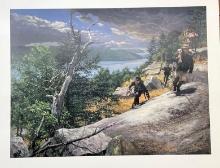 John Burton (2020) "Rangers toward Ticonderoga" Signed Print