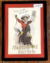 Hartshor's Root Beer Ad
