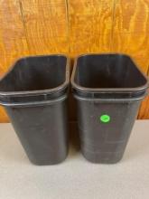 4 Rubbermaid Trash Containers