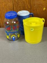 Ice Bucket and Drink Dispensers