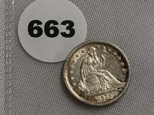 1839 Seated Liberty Dime UNC