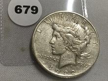 1922-S Peace Dollar VG