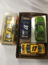 Lot of 4, 1/24 Scale, Race Cars