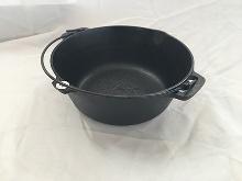 USA No. 7 10 1/4 in. Cast Iron Dutch Oven (NO LID)