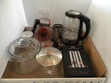 Urban Noon Salt & Pepper Grinder, Cosori 7-Cup Electric Glass Kettle