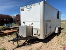 2014 TEAM SPIRIT TRAILERS OF ELKHART, INC. 18' T/A ENCLOSED CREW TRAILER VIN/SN: 1T9LH1828EE661345,