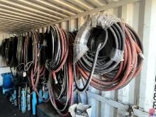 ASSORTED 5K & 3,500 PSI HYDRAULIC HOSES (NOTE: HOSES HANGING ON THE WALL IN STORAGE CONTAINER #3) 16
