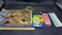 Beads, String, Markers, Erasers & Pencils