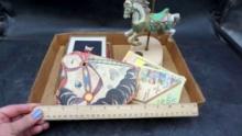 Wooden Horse Head, Carousel Horse, Nevada Advertising, Picture
