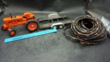 Allis-Chalmers Tractor, Trailer & Rope