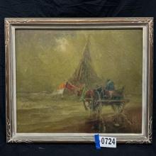 PAINTING "DELIVERING TO THE SHIP"