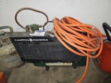 Campbell and Hausfeld air compressor with air hose