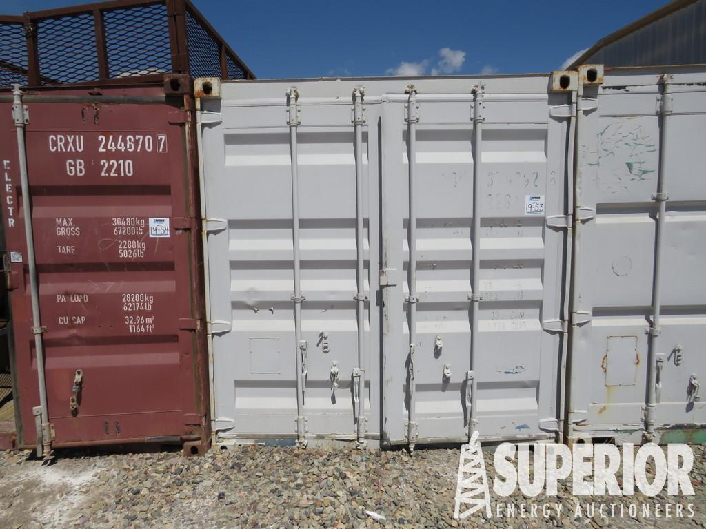 (19-53) CIMC 8'W x 20'L Shipping Container w/ Tool