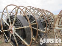 (16-34) (7) Lay Flat Reels w/ Partial Rolls of Lay