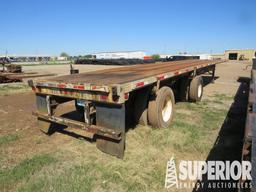 (x) (15-138) 2001 UTILITY Flatbed T/A Trailer, VIN