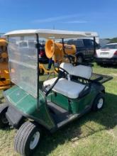 EZ Go Electric Golf Car with charging unit, batteries low but runs fine, 36Volt, new tires,wheels,to