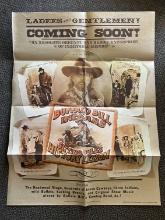 Buffalo Bill & The Indians 1976 Advance 1-Sheet