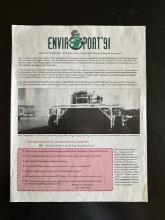 Enviroport 91 Newsletter with Recipe for Composted Sludge Sandwich and Environmental Facts and more