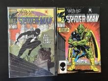 2 issues. Web of Spider-Man Marvel Comics #25 & #26 1987
