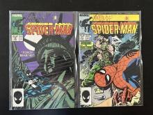 2 issues. Web of Spider-Man Marvel Comics #27 & #28 1987