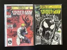 2 issues. Web of Spider-Man Marvel Comics #33 & #30 1987