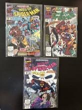 3 issues. Web of Spider-Man Marvel Comics #63, #64 & #65 1990