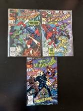 3 issues. Web of Spider-Man Marvel Comics #66, #67 & #68 1990