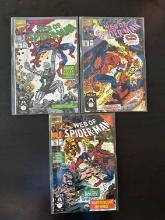 3 issues. Web of Spider-Man Marvel Comics #77, #78 & #79 1991