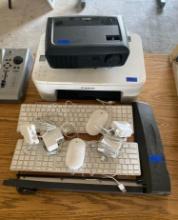 canon printer, dell projector, paper cutter, apple accessories