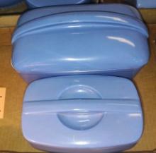 VINTAGE HALL BLUE REFRIGERATOR DISHES - PICK UP ONLY