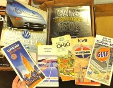 CAR BOOKS & ROAD MAPS - PICK UP ONLY