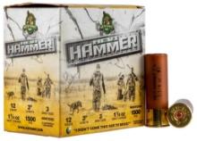 HEVIShot HS28003 HEVIHammer Waterfowl 12 Gauge 3 1 14 oz 3 Shot 25 Per Box