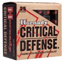 Hornady 90014 Critical Defense 25 ACP 35 gr Hornady Flex Tip eXpanding 25 Per Box