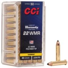 CCI 0073 Varmint VMAX 22 WMR 30 gr Hornady VMax VMX 50 Per Box