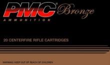 PMC 223A Bronze Target 223 Rem 55 gr Full Metal Jacket BoatTail FMJBT 20 Per Box